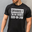 Search for favorite son in law tshirts Birthday
