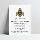 Search for masonic invitations White