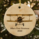 Search for vintage airplane christmas tree decorations Antique