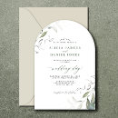 Search for green leaves invitations Arch