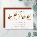 Search for fortieth anniversary invitations Couple