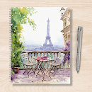 Search for eiffel tower notebooks Watercolor