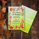Search for green thanksgiving invitations Dinner