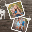 Search for kids key rings Double sided
