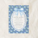 Search for blue hydrangea bridal shower invitations Elegant