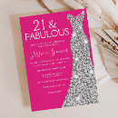 Search for 21 and fabulous invitations 21st