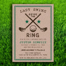 Search for golf stag party invitations Green