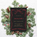 Search for red black christmas invitations Xmas