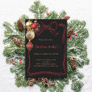 Search for red black christmas invitations Xmas