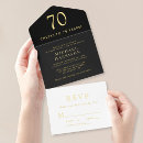 Search for mens 70th birthday invitations Elegant