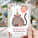 Search for hat birthday invitations Pastel colours
