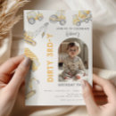 Search for construction 3rd birthday invitations Dump truck