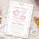 Search for is brewing baby girl shower invitations Modern