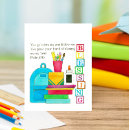 Search for teacher student appreciation cards Back to school