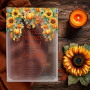 Search for pumpkins and sunflowers invitations For her