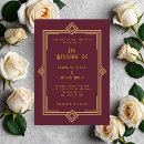 Search for deco style invitations Vintage