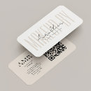 Search for minimal business cards Hair stylist
