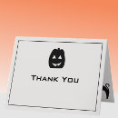 Search for halloween party thank you cards Black cat