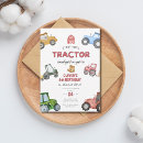Search for yellow tractor party invitations Start your tractor