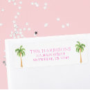 Search for palm beach return address labels Watercolor