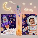 Search for boy photo 1st birthday invitations Galaxy