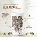 Search for giving thanks mugs Thanksgiving