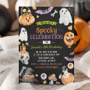 Search for first birthday halloween invitations Watercolor