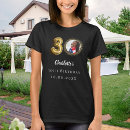Search for 30 years old tshirts Black and gold