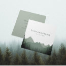 Search for pine tree business cards Watercolor