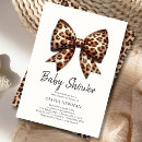 Search for leopard print baby shower invitations Modern