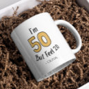 Search for funny 50th birthday mugs 50 and fabulous