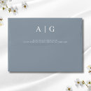 Search for dusty blue 5x7 envelopes Return address