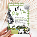 Search for golf 5x7 birthday invitations White