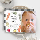 Search for farmers market birthday invitations Gingham