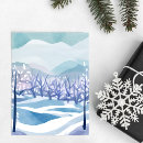 Search for winter painting postcards Watercolor