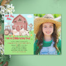 Search for barn animal birthday invitations Farm birthday party