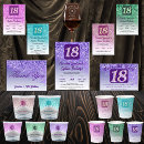 Search for girl 18th birthday invitations Glam