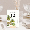 Search for tropical numbers table cards Destination