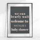 Search for baby shower posters signs Simple
