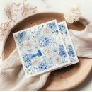 Search for floral print napkins Hydrangea