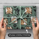 Search for black stamps gift wrap Black and white
