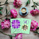 Search for sunflower 50th birthday invitations Floral