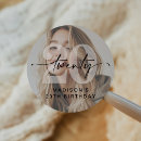 Search for photo birthday party stickers Typography