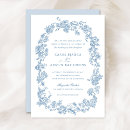 Search for french blue wedding invitations Vintage floral