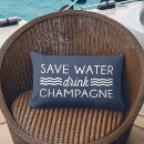 Search for champagne cushions Typography