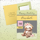 Search for sloth birthday cards Flowers