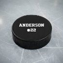 Search for team hockey pucks Number