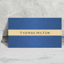 Search for blue metal business cards Professional