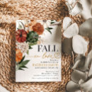 Search for fall in love bridal shower invitations Greenery