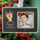 Search for chalkboard christmas tree decorations Baby's first christmas